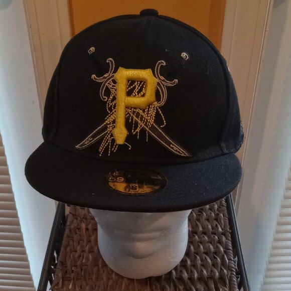 RARE FIND! New Era 59Fifty Commemorative Pittsburgh Pirate Fitted Baseball Hat - Picture 2 of 11
